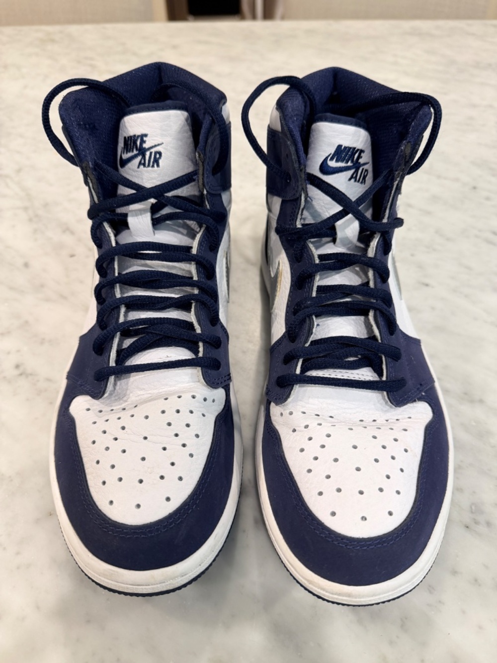 Limited Edition Nike Air Jordan 1 Retro High - Midnight Navy/Metallic Silver
